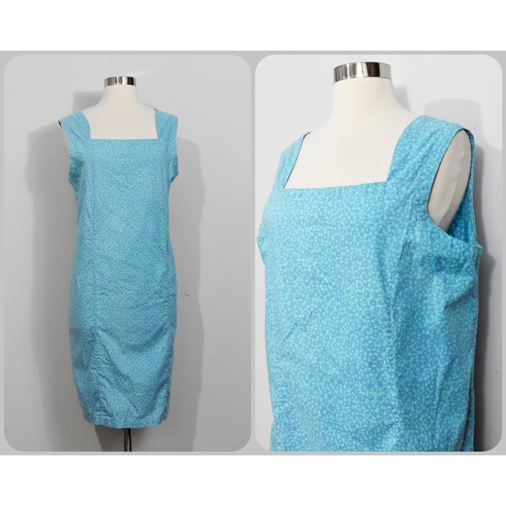 Blue Ginger Hawaiian Floral Print Dress